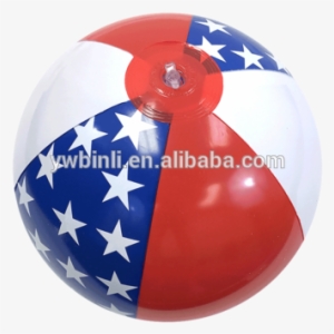 White Blue And Red Color American Flag Beach Balls - American Flag Beach Ball #3787650
