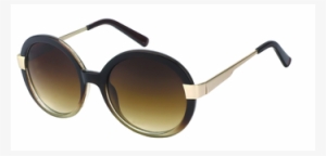 Sunglasses Women Around Thick Vintage Glamor Tinted - Sonnenbrille Damen Rund Dick Vintage Glamour Getönt #3787652
