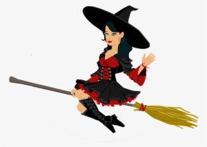 Witch Halloween Hat - Flying Witch #3787768