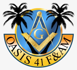 Oasis Lodge - Mason Round Car Magnet #3788297