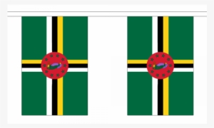 Dominica Flag Bunting - Dominica World Country National Flag Rectangle Refrigerator #3788372