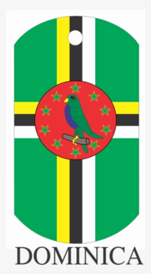 Dominica Dog Tag - Dominica Flag Bird #3788510