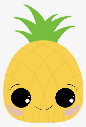 Pineapple Piña Kawaii Sticker Liz Png Pina Kawaii Pineapple - Imagenes De Piña Kawaii #3789503
