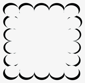 Scalloped Whisp Frame Scrapgraphicsdotcom - Circle #3789936