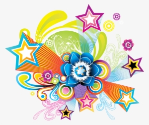 Full Color Decal Stars Salute Rainbow Sticker, Stars #3790380