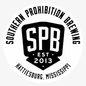 Reverse Black Circle Logo - Southern Prohibition Brewing #3790447