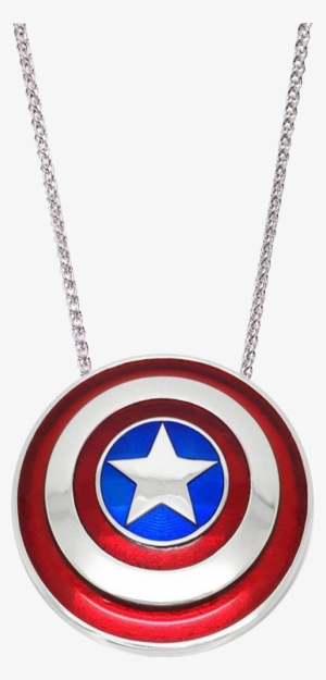 Captain America Shield Necklace - Captain America #3790500