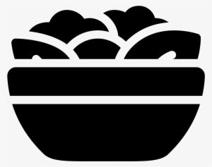 Salad Icon Png - Salad Png Black #3790990