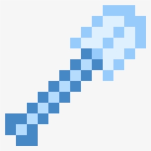 Minecraft Shovel Icon - Espada De Diamante Png #3791322