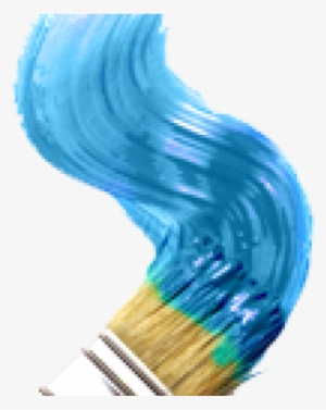 Paint Brush Clipart Transparent Background - Blue Paint Brush #3791725