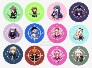Dangan Ronpa Buttons By Digitalscratch On Deviantart - Victoria And Albert Museum #3791851