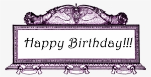 The Above Image Has A Transparent Background - Transparent Background Happy Birthday Frames #3792259