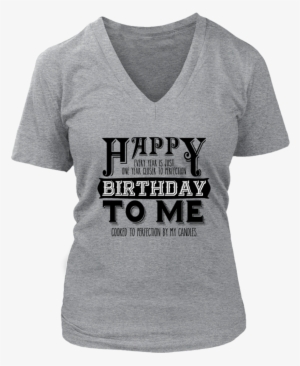 Happy Birthday To Me Vintage Cooked Candles T-shirt #3792635