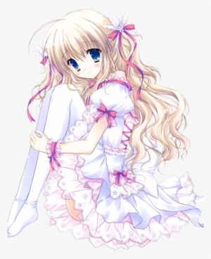 Kawaii Anime Images Momo-chan Wallpaper And Background - Cute Kawaii Anime Blonde Girl #3792927