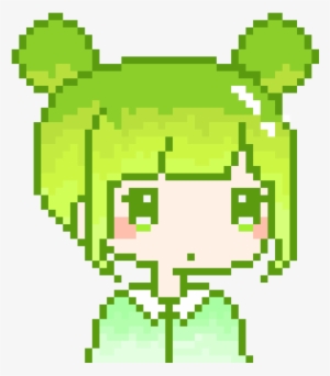 Kawaii Girl - Kawaii Pixel Art Png #3792984
