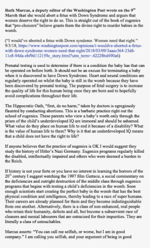 Argument That Every Baby Is A Human Being Deserving - Document #3793433