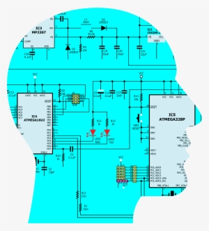 This Free Icons Png Design Of Circuit Head #3794110