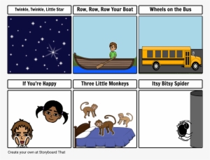 Song Card Example - Storyboard Ejemplo #3794294