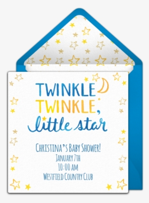 Twinkle Twinkle Online Invitation - Infant #3794481