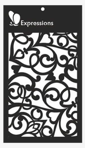 Expressions Craft Stencils Flourish - Home Door #3795495