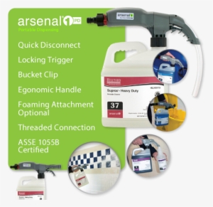 Arsenal 1 Portable Dispenser - Hillyard Arsenal 1 37 Suprox Heavy Duty - 2.5 L #3796670