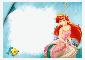 Marco Foto Sirenita Princesa - Princess Frame And Border #3796705