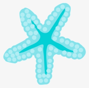 Starfish Clipart Aqua - Starfish Little Mermaid Png #3797223