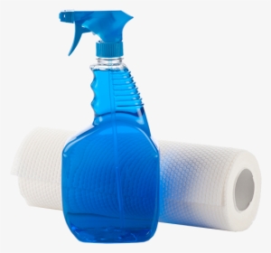 Cleaning Bottles And Paper Towels - Cleaner #3797694