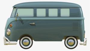 Van Clipart Png Download - Old Fashioned Cartoon Bus #3797793