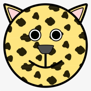 Leopard Felidae Tiger Cheetah Jaguar - Cartoon Leopard Face #3797953