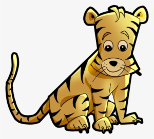 Wildlife Clipart Lion Tiger Cat Cartoon Animals Png - Cartoon Animals #3798400