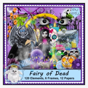 Fairy Of Dead - Costume Castle Light Up Tombstone Decoration #3798998