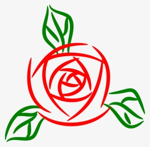 Beautiful White Rose Png Clipart Imageu200b - Clip Art Roses Black And White #382294