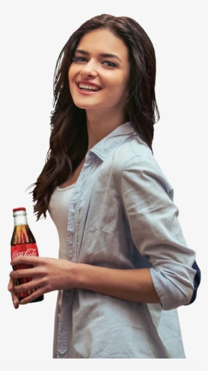 Guided By Our Strategic Framework, We Are Accelerating - Person Drinking Coca Cola Png #382369