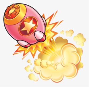 Missile Firing Png Download - Kirby And The Amazing Mirror Missile #382444