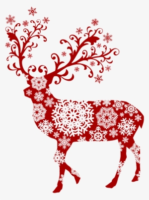 Clipart Reindeer Secret Santa - Deer Christmas - Free Transparent PNG ...