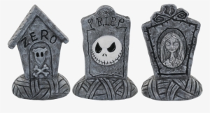 The Nightmare Before Christmas Mini Tombstones Set - Nightmare Before Christmas Tombstone #382595