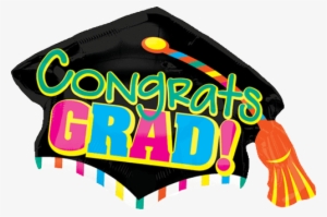 Ballons Transparent Graduation - Congrats Grad Cap Bright Colorful Graduation 6pc Balloon #382665 Ballons Transparent Graduation - Congrats Grad Cap Bright Colorful Graduation 6pc Balloon #382665