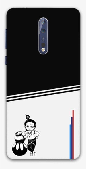 Kid Krishna With Splicing Black Nokia 8 Mobile Case - Iphone #382940