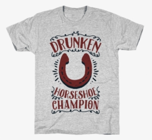 Drunken Horseshoe Champion Mens T-shirt - Sweet Potato Pie > Pumpkin Pie T-shirt: Funny T-shirt #383140