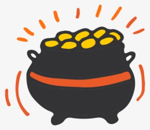 Shinning Pot Of Gold - Illustration #383398