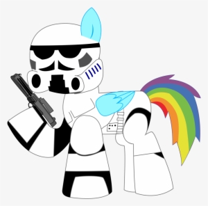 Star Wars Stormtrooper Clipart - Mlp Star Wars Stormtrooper #383588