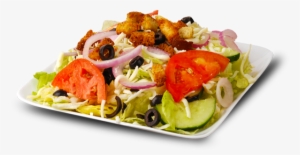 Fresh Crisp Lettuce, Cucumber, Tomatoes, Black Olives, - Greek Salad #383769