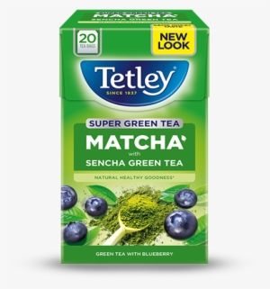 Matcha With Blueberry - Tetley Decaf 160 Tea Bags 500g #385056
