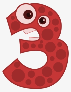 Number - Number 3 Clipart #385289
