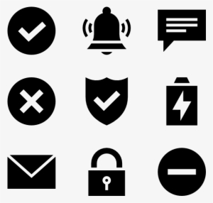 Notifications 40 Icons - Photography Icons #385695