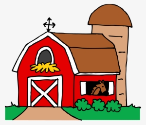 Black And White Stock Farmhouse Clipart Cute - Barn Clipart #385696