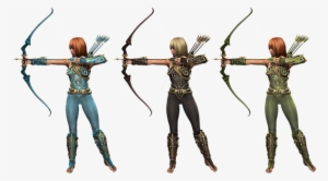 Archer, Woman, Fantasy, Archery, Costume - Target Archery #385770