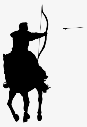 Clipart Transparent Library Female Drawing At Getdrawings - Silhouette Archer #386176