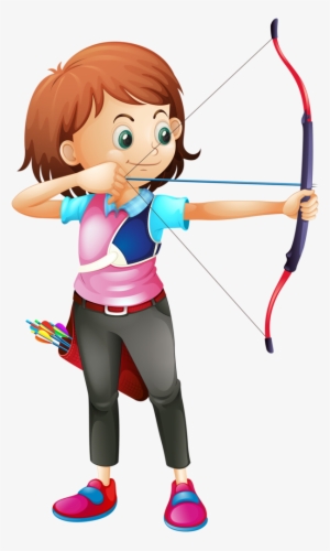 Profissões E Ofícios School Clipart, Theme Sport, Sport - Tiro Con Arco Dibujos #386280